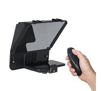 Andoer A10 Portable Smartphone DSLR Camera Teleprompter Prompter with Phone Holder Video Recording Remote Control Live Streaming Interview Stage Presentation Speech