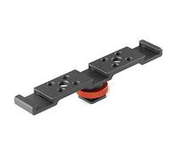Andoer Aluminum Triple Cold Shoe Mount Plate Bracket for Camera Microphone LED Light Mounting