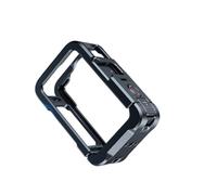 Andoer Camera Cage Aluminum Alloy Protective Case Camera Rabbit Cage with Cold Shoe Mount and 1/4" Screw Ports Fit for DJI Osmo Action 6