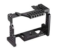 Andoer Camera Cage Video Film Manufacturing Stabilizer Aluminum Alloy 1/4 Inch Screw with Cold Shoe for Sony A7II/ A7III/ A7SII/ A7M3/ A7RII/ A7RIII Camera