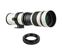 Andoer Camera MF Super Telephoto Zoom Lens F/8.3-16 420-800mm T2 Mount with AI-mount Adapter Ring Universal 1/4 Thread Replacement for Nikon AI-mount D50 D90 D5100 D7000 D3 D5100 D3100 D3000