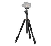 Andoer Camera Tripod 164 cm, Photography Tripod Monopod Stand Aluminium Alloy 360° Rotating Ball Head 8 kg Load Capacity with Carry Bag for DSLR Cameras Camcorders