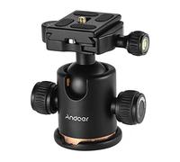 Andoer Camera Tripod Ball Head Ballhead with 1/4 Quick Release Plate, Max. Load 17.64Lbs/8KG