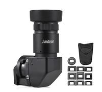 Andoer Camera Viewer 1.25X/2.5X Magnification Right Angle Viewer with 10 Mounting Adapters Replacement for Canon Nikon Pentax Olympus Leica Fujifilm DSLR Camera