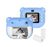 Andoer Children's Camera, Instant Camera, 1080P Digital Camera for Children with Thermal Printing Paper, 2 Inch Screen, Instant Camera Children, Built-in Battery, Gift for Children 3-12 Years