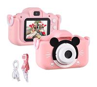 Andoer Children's Digital Camera 1080P 2.0 Inch Camera with Neck Strap Gifts for Kids Pink