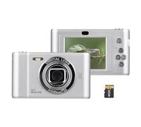 Andoer Compact Digital Camera 1080P 50 MP, 2.4 Inch Screen, 8X Zoom, 32GB SD, Ideal for Children and Adults