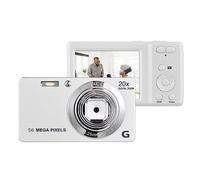 Andoer Compact Digital Camera, 56MP 4K Photo Camera, 2.7 Inch Rechargeable Portable Camera with Zoom 20X Compact Digital Camera for Beginners, Kids, Adults