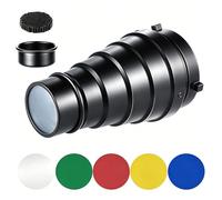 Andoer Conical Snoot Kit, Photographic Lighting Monolights Optical Snoot