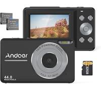 Andoer Digital Camera, 1080P 44MP Compact Portable Photo Camera