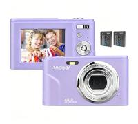 Andoer Digital Camera, 48MP 1080P Portable Camera 128GB Extended Memory