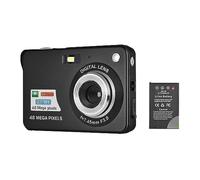 Andoer Digital Camera with 2pcs Rechargeable Batteries 720P HD 8X Digital Zoom Anti-shake 2.7inch LCD Screen for Kids Children Holiday