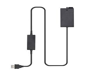 Andoer DR-E8 USB Power Kit AC Adapter Replacement DC Coupler Dummy Battery Single USB Input Compatible with Canon Rebel T3i T2i T4i T5i EOS 550D 600D 650D 700D Kiss X5 X4 X6 X6i X7i Camera Cameras