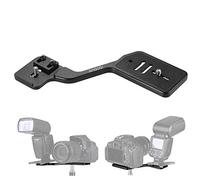 Andoer Dual Flash Bracket Tripod Mount for 1/4 inch Screw Camera Studio Video Light Stand External Flash Speedlite