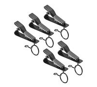 Andoer EY-J03 5pcs 6mm Wired Lapel Mic Microphone Tie Clip (10mm ring)
