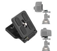 Andoer Foldable L Shape Quick Release Plate Camera L Bracket Aluminum Alloy Vertical Horizontal Change with 1/4" Screw Replacement for Canon Nikon Sony DSLR Cameras