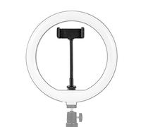 Andoer Foldable Phone Clamp Holder with Cold Shoe Mount for LED Ring Light Smartphone Mount Android Compatible