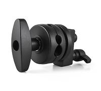 Andoer Functional Heavy Duty Grip Head Multi-Functional Light Stand Mounting Adapter Heavy Duty Swivel Head Holder Grip Head for Light Stand Extension Boom Arm Photography with 4 Mounting Holes