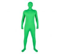 Andoer Green Screen Suit, Adult Unisex Green Bodysuit Stretchy Fit Crew Neck Polyester Machine Wash for Photo, Video & Post Production, Cosplay, Carnival, Costume - 170cm