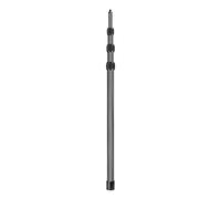Andoer Handheld Microphone Boom Arm 4-Section Extendable Mic Arm Carbon Fiber Boom Pole for Microphones 1/4 Inch Screw & Thread with Foam Grip Twist Locks Max. Length 155cm/61in