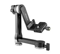 Andoer Heavy Duty 360° Panoramic Gimbal Tripod Head Aluminum Alloy 15kg/33lbs Load Capacity with 1/4 Inch & 3/8 Inch Screw Quick Release Plate Bubble Level for DSLR Cameras