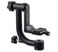 Andoer Heavy Duty Gimbal Head Gimbal Tripod Head With Arca Swiss Quick Release Plate Aluminum Alloy Tripod Gimbal Head Dslr Max. Load 30Lbs/13.6Kg