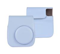 Andoer Instant Camera Storage Case Camera Bag PU Leather Magnetic Buckle with Shoulder Strap Compatible with Fujifilm Instax Mini 12/11/9/8