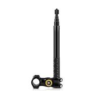 Andoer Invisible Selfie Stick, Bicycle Camera Holder, Adjustable Motorcycle Selfie Stick Handlebar Mount Camera Mount 11"-44.5" with 1/4" Screw for INSTA360 X2/X3