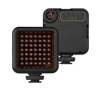 Andoer IR49S Mini IR Night Vision Light - Infrared Photography Light for Video Camera, Camcorder - Built-in Rechargeable Battery with 3 Cold Shoe Mount for Vlog, YouTube