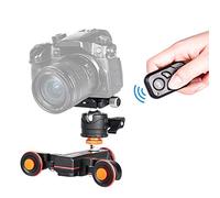 Andoer L4 PRO Motorized Video Camera Slider Dolly with Mini Ball Head, Remote Control, Rechargeable Baattery, 3 Speeds Mini Slider Skater for Canon Nikon Sony DSLR Lightweight Camera Smartphone