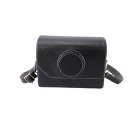 Andoer Leather DSLR Camera Bag Women Messenger Sling Handbag Water Proof Retro Shoulder Bag