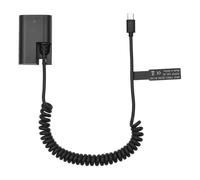 Andoer Lp-e6 Dummy Battery Usb-c Coupler Adapter - Dr-e6 Dummy Battery Coupler With Usb Type-c Spring