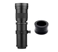 Andoer MF Super Telephoto Lens Zoom F/8.3-16 420-800mm T2 Mount with M-Mount Adapter Ring 1/4 Thread Replacement for M M2 M3 M5 M6 Mark II M10 M50 M100 M200 Cameras