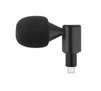 Andoer Mini Plug-in Smartphone Mobile Microphone Cardioid Microphone Pickup Type-C Plug 90° Angle Adjustable with 2 Pieces of Windscreen for Smartphone Live Streaming Vlog Singing Online