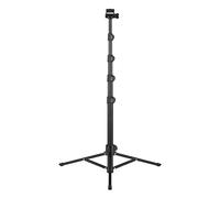 Andoer Mobile Phone Tripod Stand 168 cm, Selfie Stick Tripod with Phone Holder, Action Camera Holder, Remote Shutter Release for Mirrorless Camera Action Camera of the Phone, 3 kg Payload