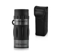 Andoer Monocular Telescope, 8x20 Mini Monocular Pocket Prime Monocular Handheld Telescope with Carry Bag for Adults, Hiking, Camping, Animal Watching, Moon, Sports, Games, Concerts