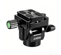Andoer Monopod Head, M-12 Monopod Tilt Head Panoramic Head | with 2pcs Quick Release Plate, Telephoto Bird Watching