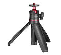 Andoer MT-08 Mini Desktop Tripod & Selfie Stick, 360° Ball Head, 1/4 Inch Screw Mount, for Selfie, Vlogging, Smartphone & SLR Camera, ABS Material