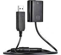 Andoer NP-FW50 Dummy Battery + Power Bank (5V 2A) Replacement USB Adapter Cable for AC-PW20 for Sony NEX-3/5/6/7 Series A33 A37 A35 A55 A7 A7R A7II A6000 A6300