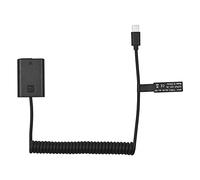 Andoer NP-FW50 Dummy Battery USB-C Coupler Adapter with USB Type-C Spring Power Cable Replacement for Sony Alpha A5000 A5100 A6000 A6300 A6400 A6500 A7II A7RII A7SII A7 A7S A7R RX10 II III IV NEX
