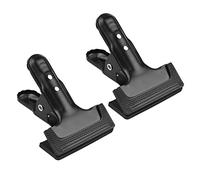 Andoer Pack of 2 Spring Clamps, Heavy Duty Photography Backdrop Clamps, Background Bracket with Rubber Protection Pad for Photography, Photo Studio, Backgrounds