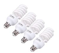 Andoer Photography Bulb, 4Pcs E27 220V 5500K 45W Photo Studio Daylight Light Lamp