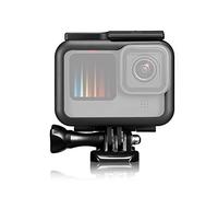 Andoer Plastic Action Camera Cage Protective Housing Case with Base Adapter Lens Cover Replacement for GoPro Hero 9 10