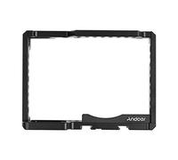 Andoer Professional Video Accessories Full Frame Camera Cage Aluminum Alloy Camera Case Bracket with Extension Thread Holes Cold Shoe Mount Filming Equipment Compatible with Panasonic S1H Cameras