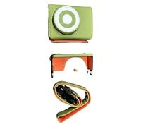 Andoer PU Leather Camera Base with Magnetic Closures Crossbody Camera Cover with Shoulder Strap Fit for RICOH GR3/GR4 (Green)