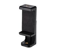 Andoer Smartphone Clamp Holder Phone Holder Adapter Telephone Clip for Tripod Selfie Stick with Removable Clamp 360° Rotatable with Three 1/4 Thread