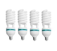 Andoer Softbox Light Bulb, CFL Daylight White 135W 5500K CRI90 E27 Energy Saving Light Bulb for Soft Box Photography Photo Video Studio Lighting - 4pcs