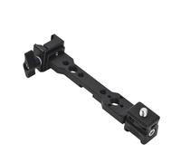 Andoer Universal Aluminum Alloy Gimbal Extention Bar Bracket Handheld Stabilizer Accessories with Threaded Holes 2 Cold Shoe Mounts Compatible with DJI Ronin S3/RS3 PRO/RS2/RSC2 Gimbal Stabilizer