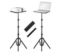 Andoer Universal Laptop Projector Tripod Stand & Holder Aluminum Alloy Computer Projector Floor Stand 41-135cm/ 16-53in Ajudtable Height for Stage Studio Outdoor Use