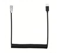 Andoer USB Type C to BMPCC 4K/6K Coiled Data Spring Power Cable 9V/12V